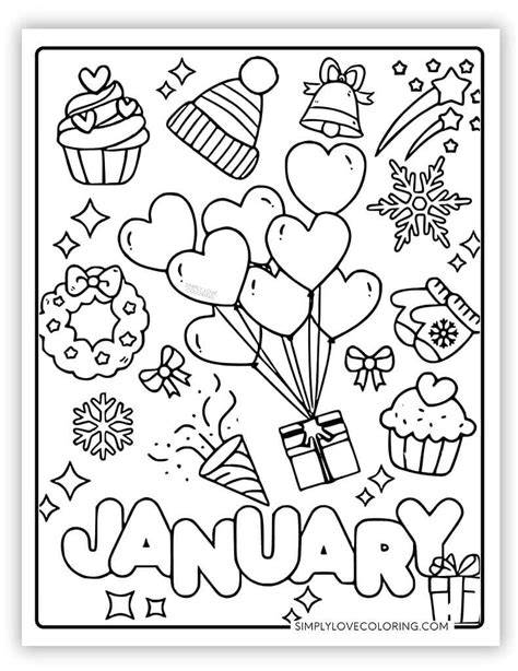 Coloring January