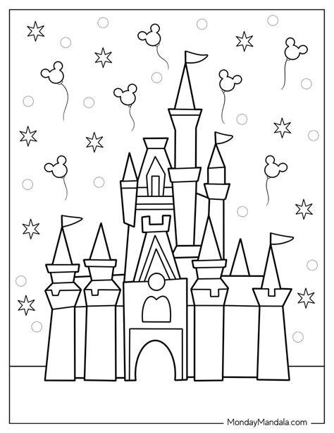Coloring Pages Disney Castle