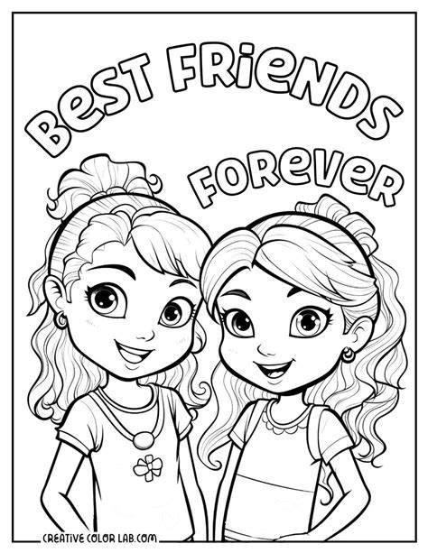 Coloring Pages For Bffs