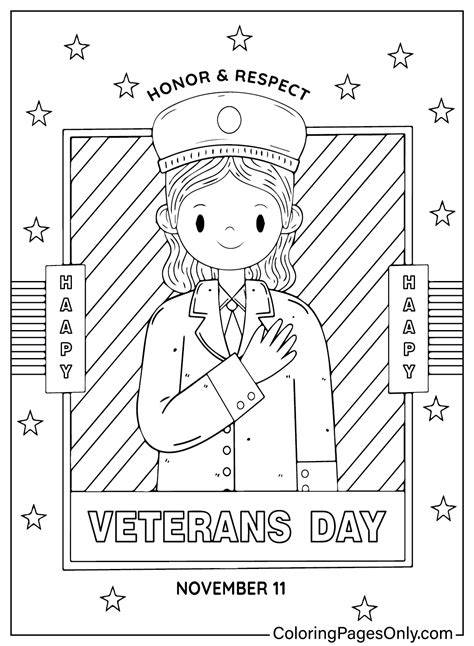 Coloring Pages For Veterans Day Printables