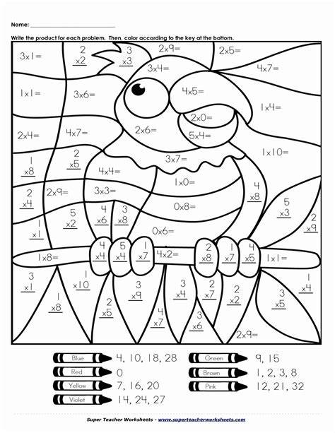 Coloring Pages Math Worksheets
