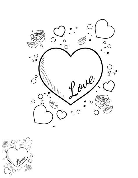 Coloring Pages Of Hearts For Valentines Day