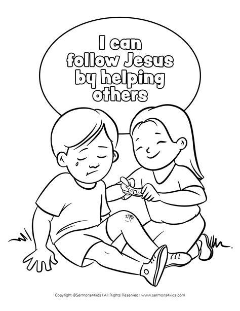 Coloring Pages Of Helping Others