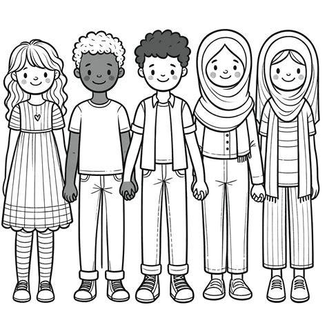 Coloring Pages Of Humans