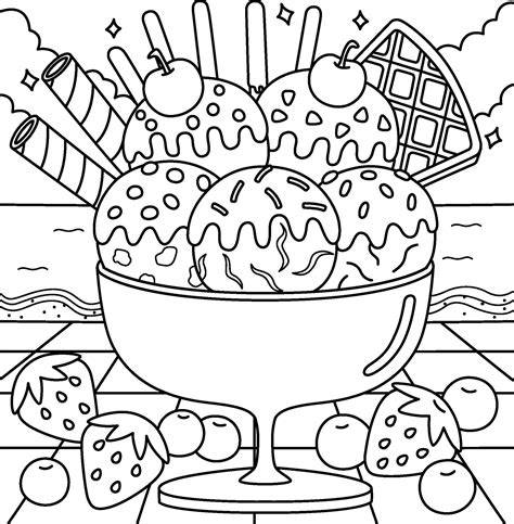 Coloring Pages Of Ice Cream
