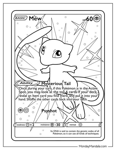Coloring Pages Of Mew