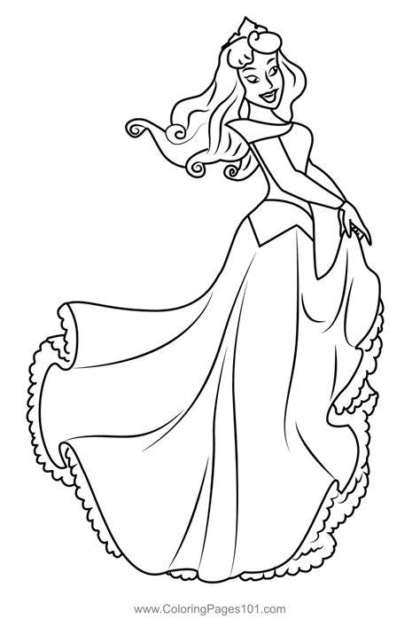 Coloring Pages Of Princess Aurora