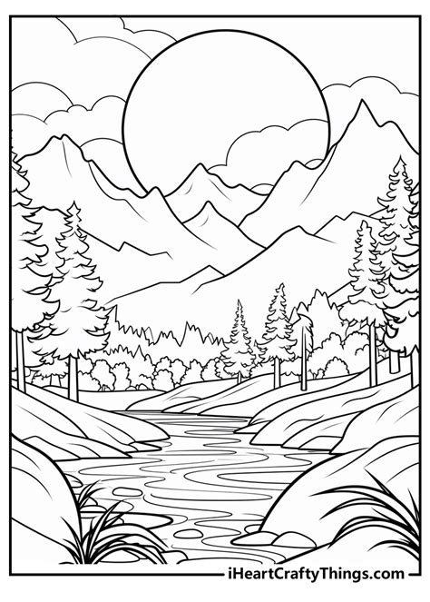 Coloring Pages Of Scenery