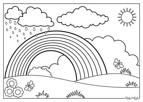Coloring Pages Rainbow
