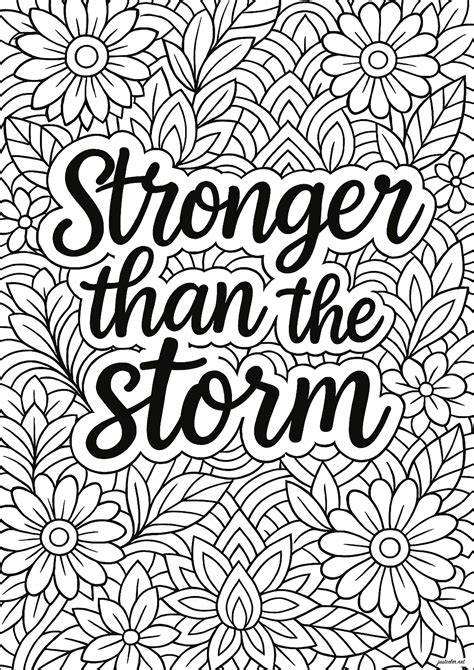 Coloring Pages With Quotes For Adults