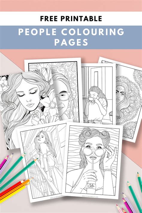 Coloring People For Adults