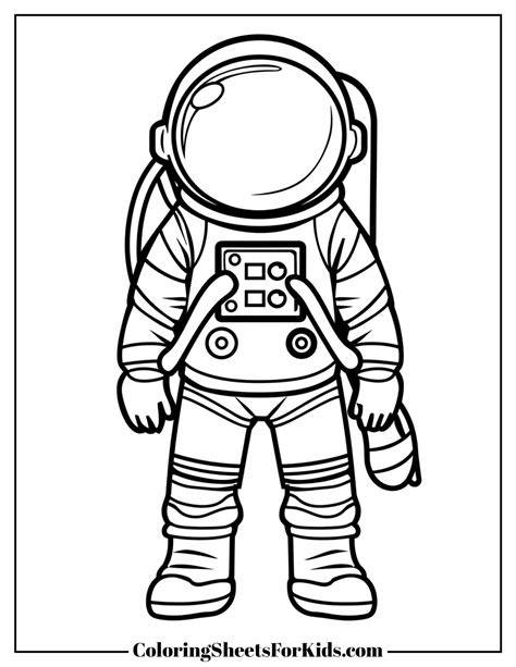 Coloring Picture Of Astronaut