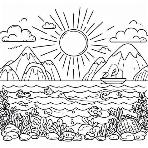 Coloring Picture Of Ocean