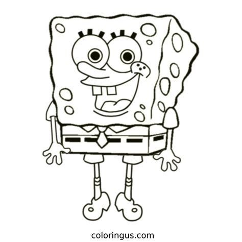 Coloring Picture Of Spongebob