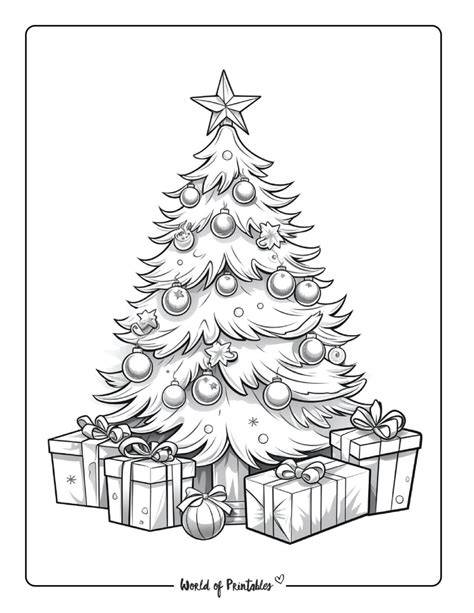 Coloring Pictures Of A Christmas Tree