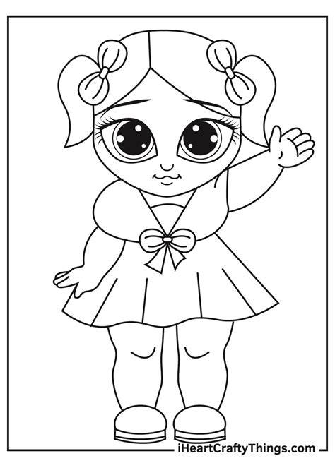 Coloring Pictures Of Dolls