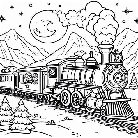 Coloring Pictures Train