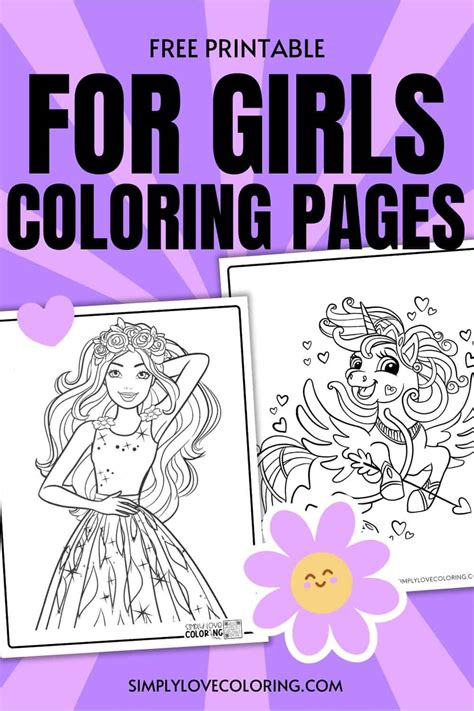 Coloring Printables For Girls