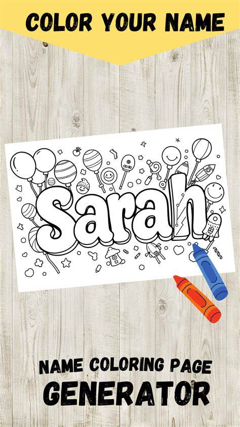 Coloring Sheet Generator