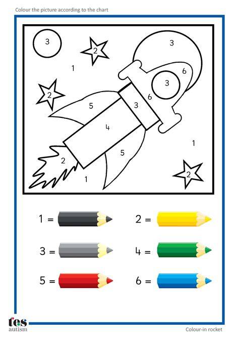 Colour By Numbers Preschool