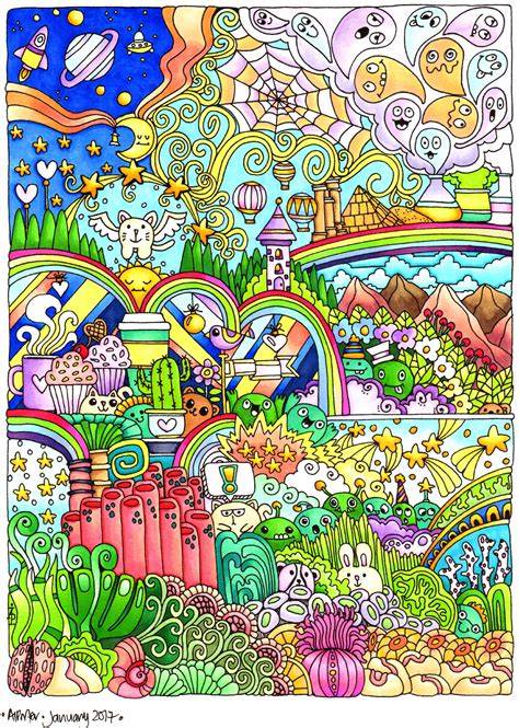 Coloured Doodle