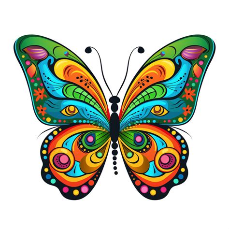 Colourful Butterfly Printable