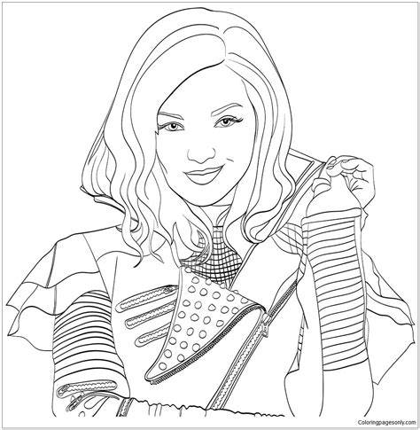 Colouring Pages Descendants