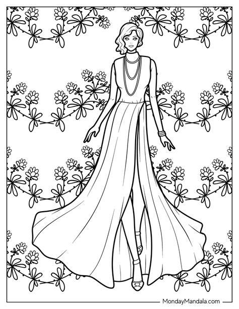 Colouring Pages Fashion