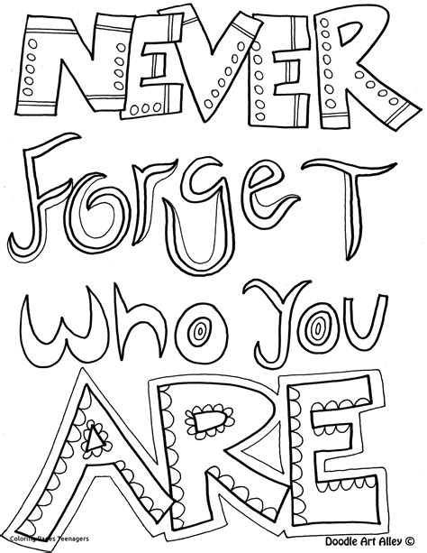 Colouring Pages For Tweens