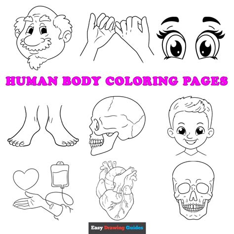 Colouring Pages Human