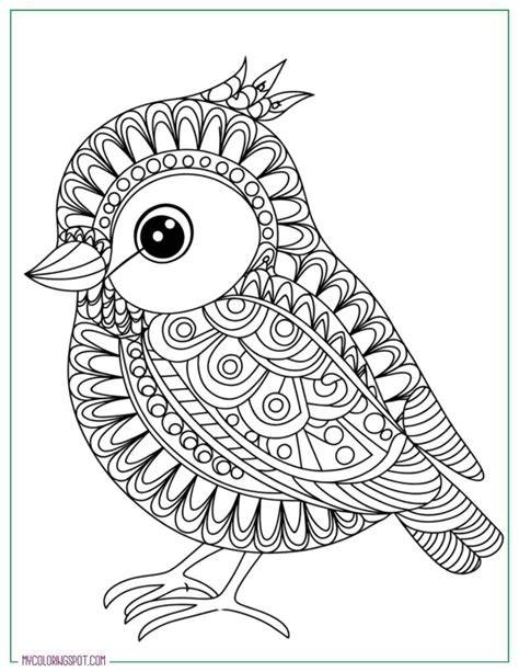 Colouring Pages Mandala Animals