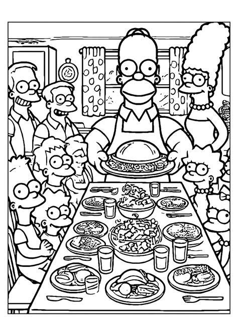 Colouring Pages Simpsons