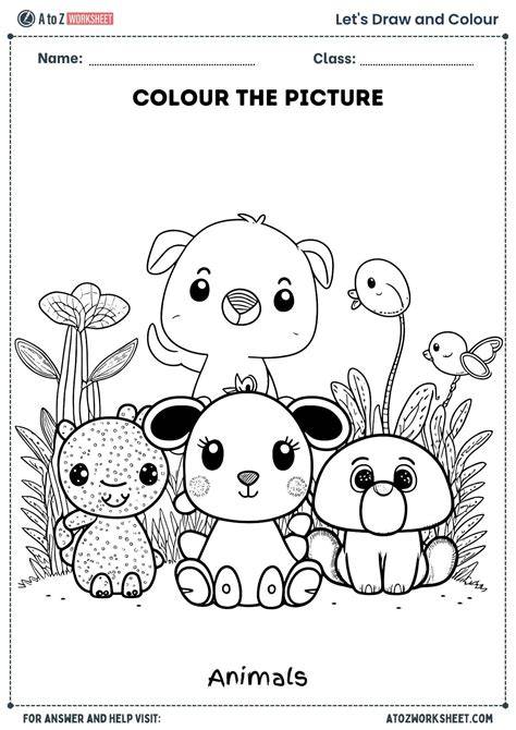Colouring Paper Drawing