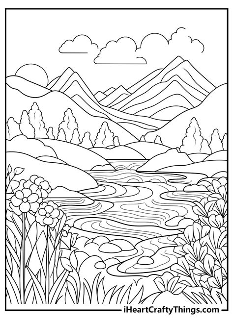 Colouring Sheets Nature