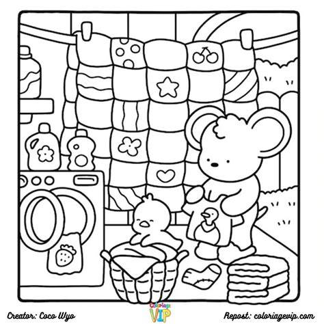 Comfy Coloring Pages