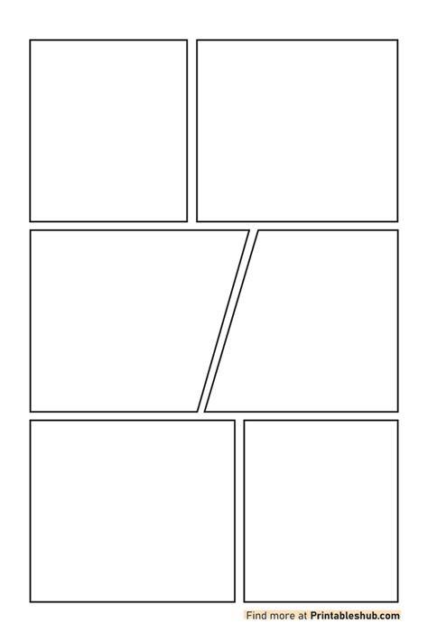 Comic Strip Template Free Printable