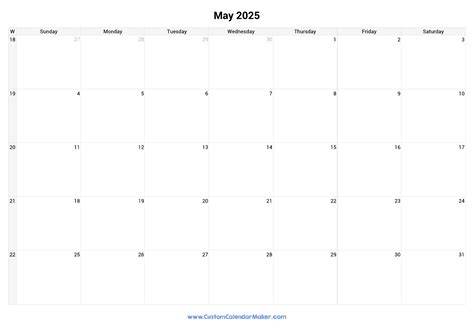 free printable may 2025 calendar