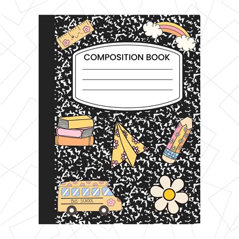 Composition Notebook Printable