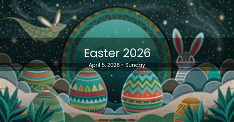 easter 2026 calendar date