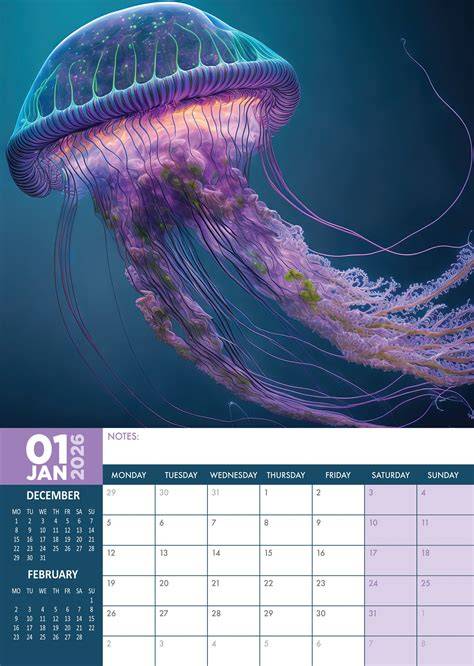 waikiki aquarium jellyfish calendar