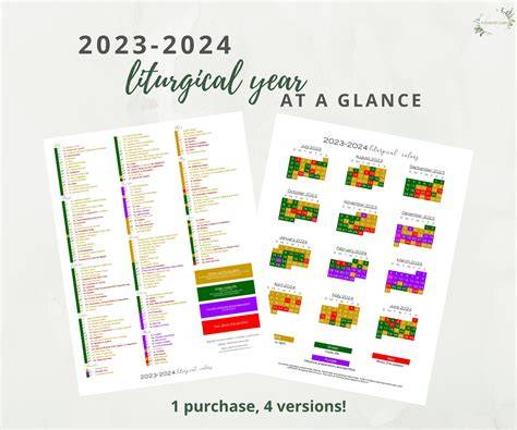 12 calendar colors