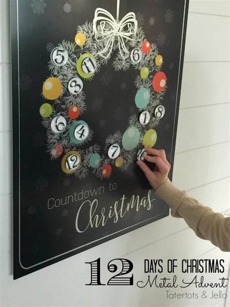 12 days of christmas advent calendar