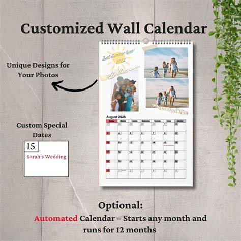 custom wall calendar
