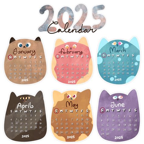 cute calendar 2025