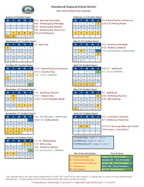 homestead high school calendar