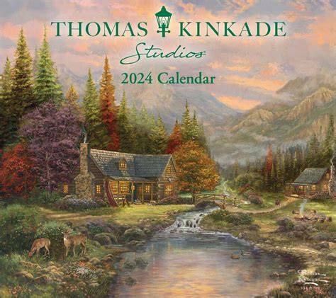 thomas kinkade calendar