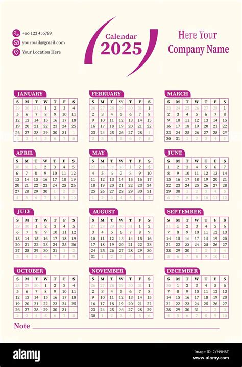 2025 calendar images