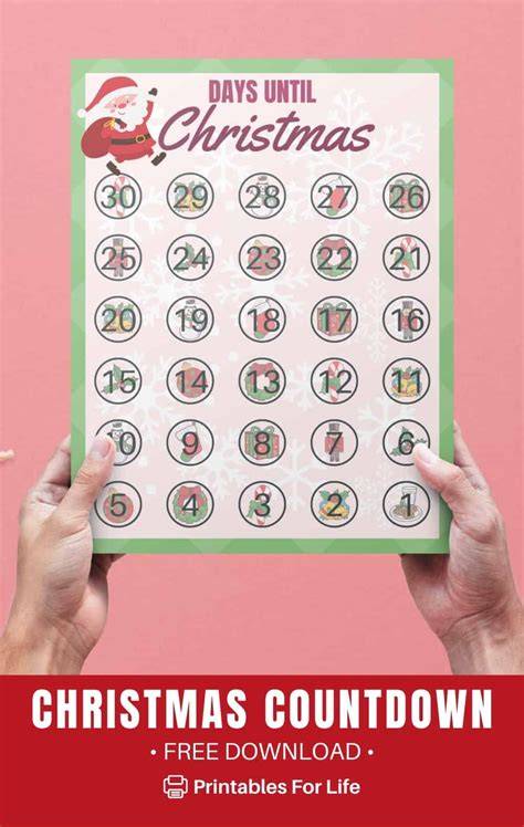christmas calendar countdown