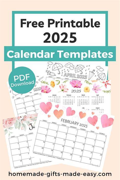 homemade gifts made easy calendar