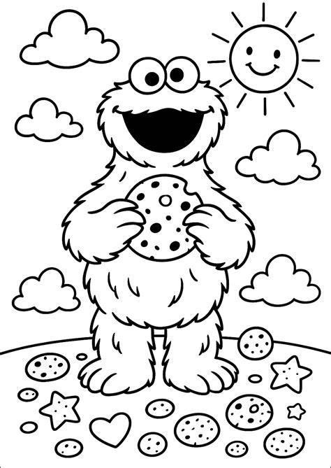 Cookie Monster Coloring Pages